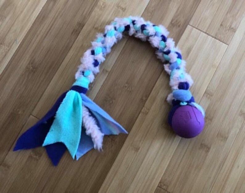 Dog tug toy agility flyball handmade ball tug durable dog toy Etsy