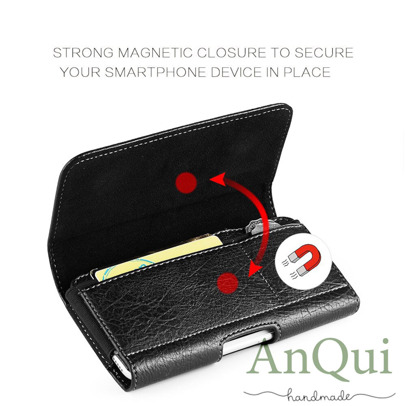 Universal Leather Phone Case Belt clip/ carrying waist bag for Etsy