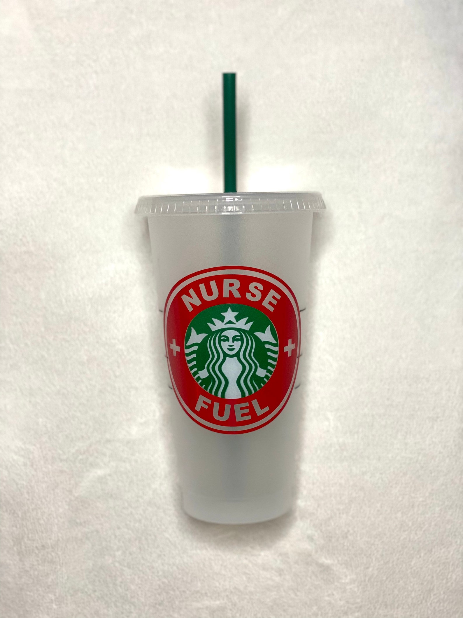 CUSTOM Nurse Fuel Custom Starbucks Cold Cup Venti Cold | Etsy