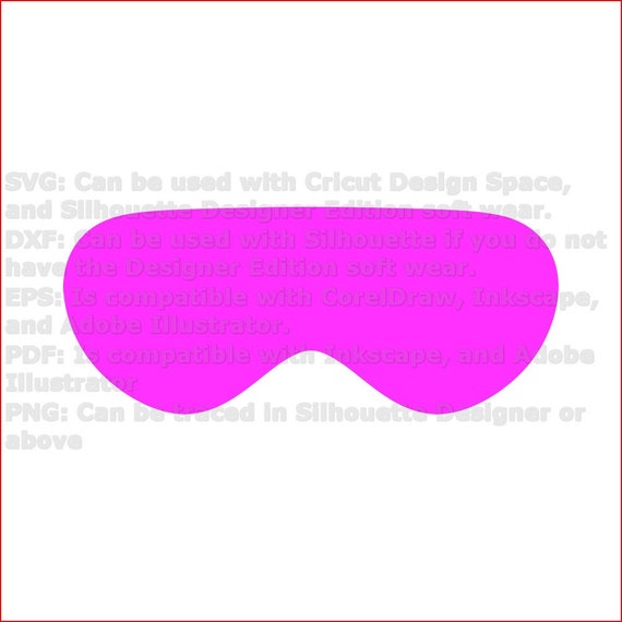 Download Eye Mask Silhouette Svg Cricut Cut File Digital Download Etsy