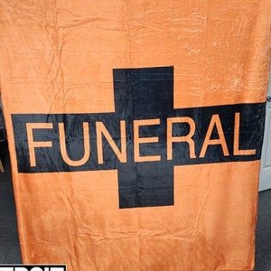 Funeral Flag Throw Blanket, Hearse Blanket, Mortuary Blanket, Grave Blanket Bild 1