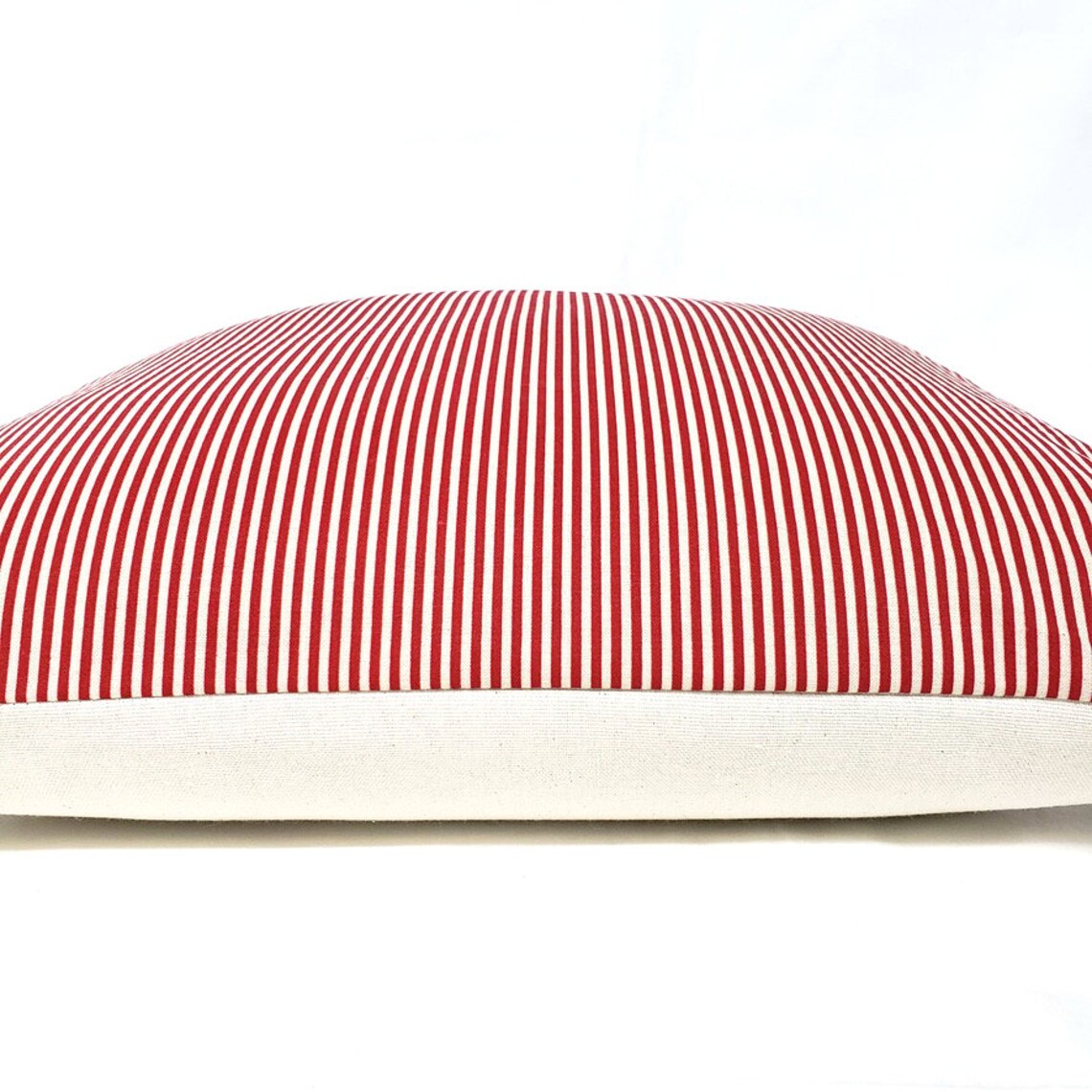 Striped Pillow Cover Red Stripe Throw Pillow Pillow Cover Etsy