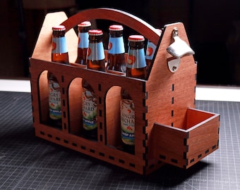 Custom Beer Caddy (Laser Cut SVG Digitale Datei und Anleitung)