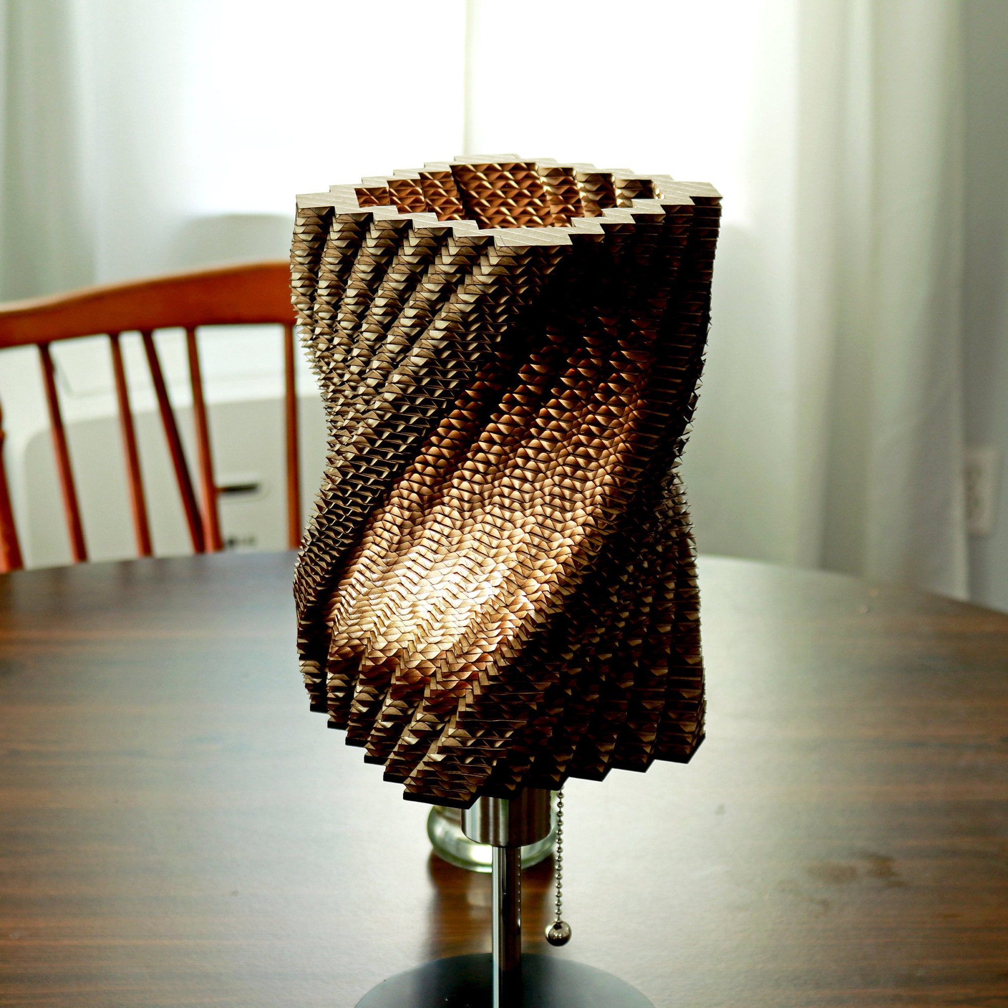 Cardboard Minecraft Inspired Light (Laser Cut SVG Digital File Only)
