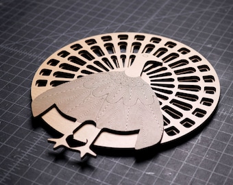 Geschichtete Mandala Türkei Kunst (Laser Cut SVG Digitale Datei und Anleitung)