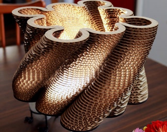 Karton Hive Light (Laser Cut SVG Digitale Datei und Anleitung)