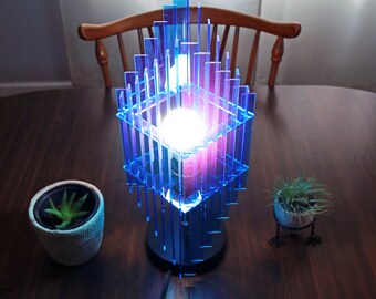 Acryl Kristall Licht (Laserschnitt SVG digitale Datei und nur Anweisungen)