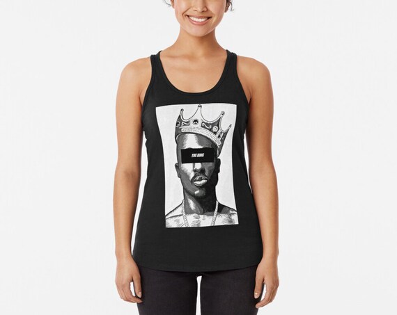 Tupac Shakur Racerback Tank Tops for 