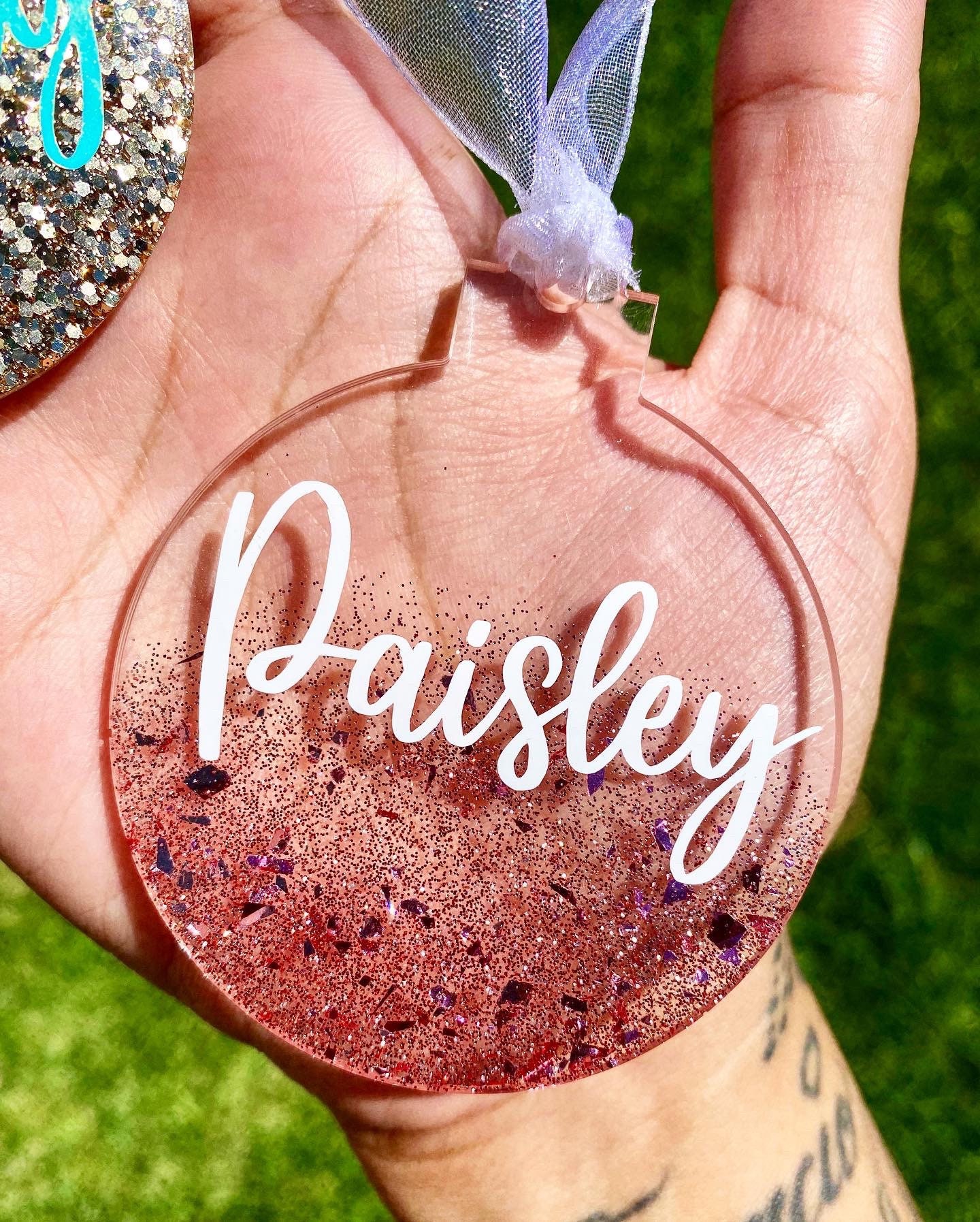 5 Customized Christmas ornaments resin ornaments 5 Etsy