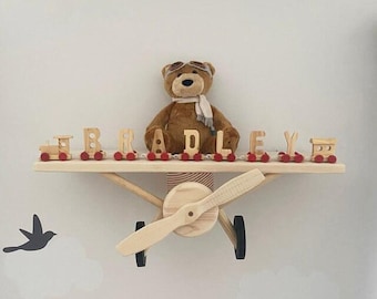 Personalised Toy Wooden Train, Puzzle baby gift, Custom name toy