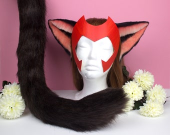 Catra Cosplay Ears and Tail | She-ra and the Princesses of Power | Catra Set