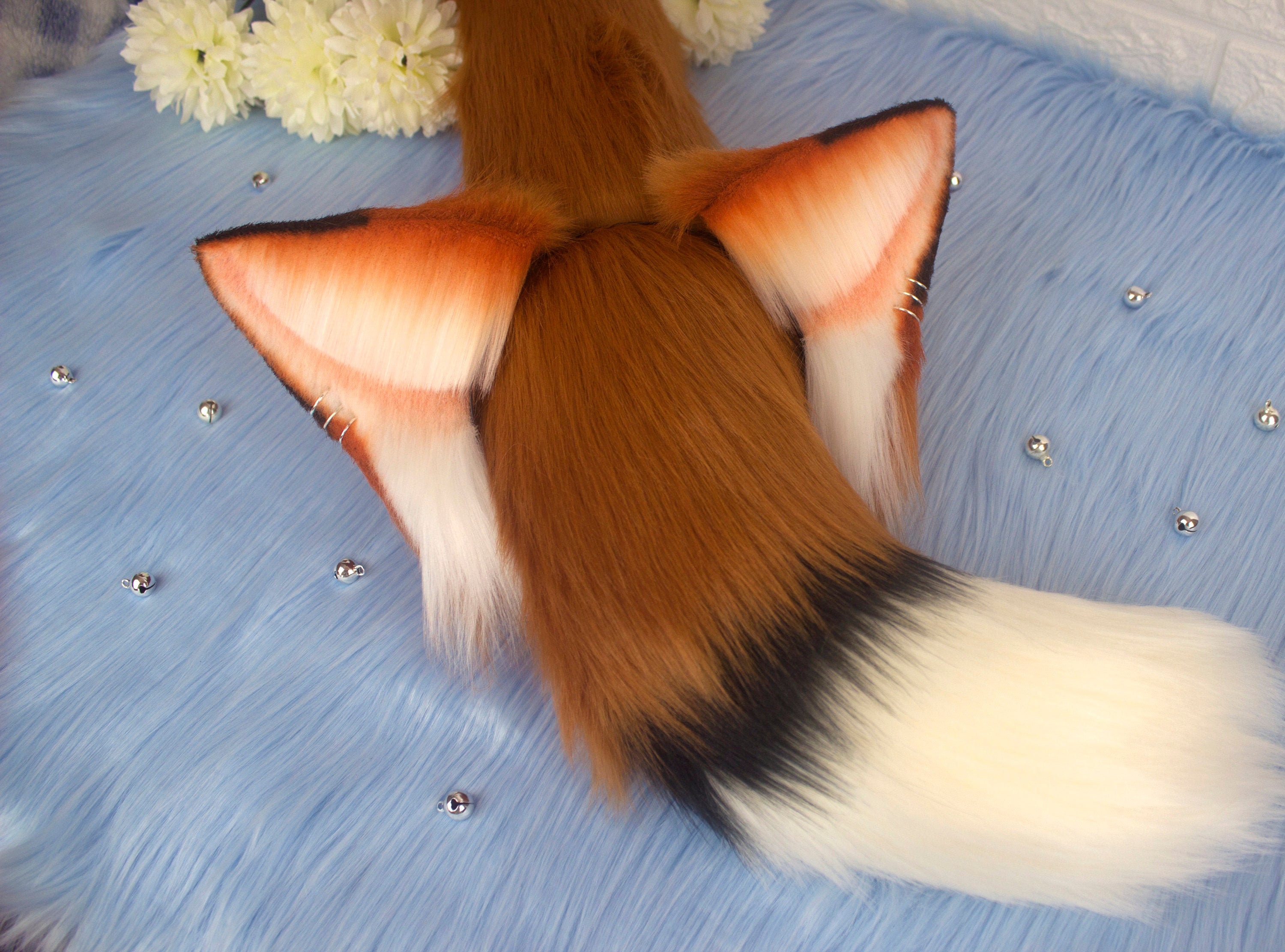 Sims 4 custom content fox ears and tail - maxbrex