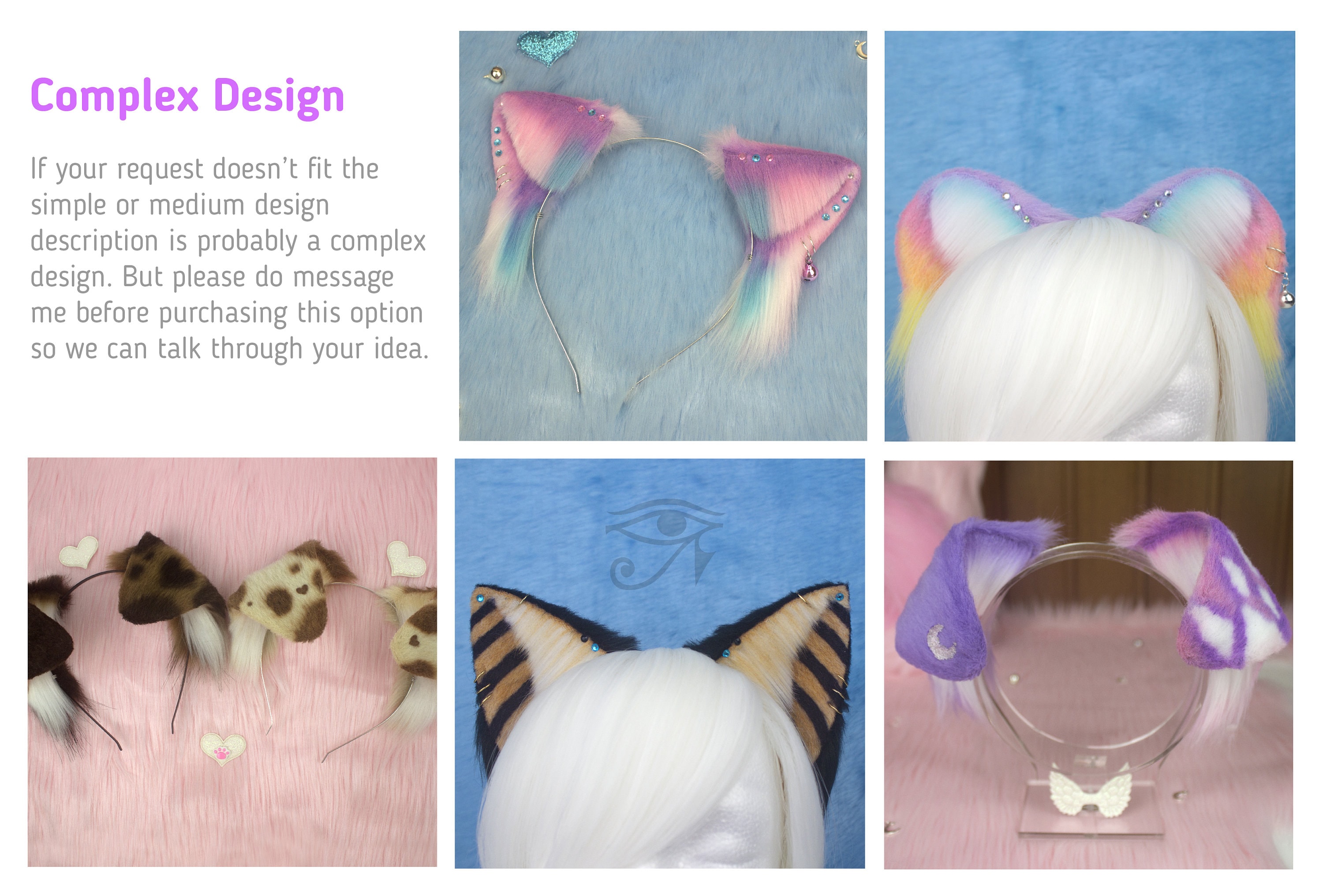 Build Your Own Puppy Ears / Dog Faux Fur Ears Custom Faux Etsy Australia