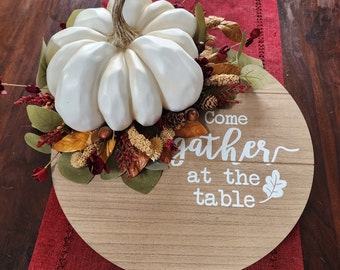 Fall/Thanksgiving Lazy Susan Centerpiece