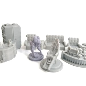 28mm sci fi ripper doc scene, Cyberpunk, Stargrave, Starwars legion