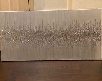 Silver Wall Art Etsy Glitter kunst glitter art blue glitter glitter paint canvas holographic glitter paint with glitter glitter paint ceiling how to paint canvas sparkle paint. silver wall art etsy