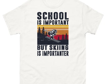 Skiing Is Importanter Winter Sport Downhill Freestyle Ski
