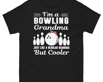 Bowling Grandma T-Shirt: Funny Bowler Grandmother Gift