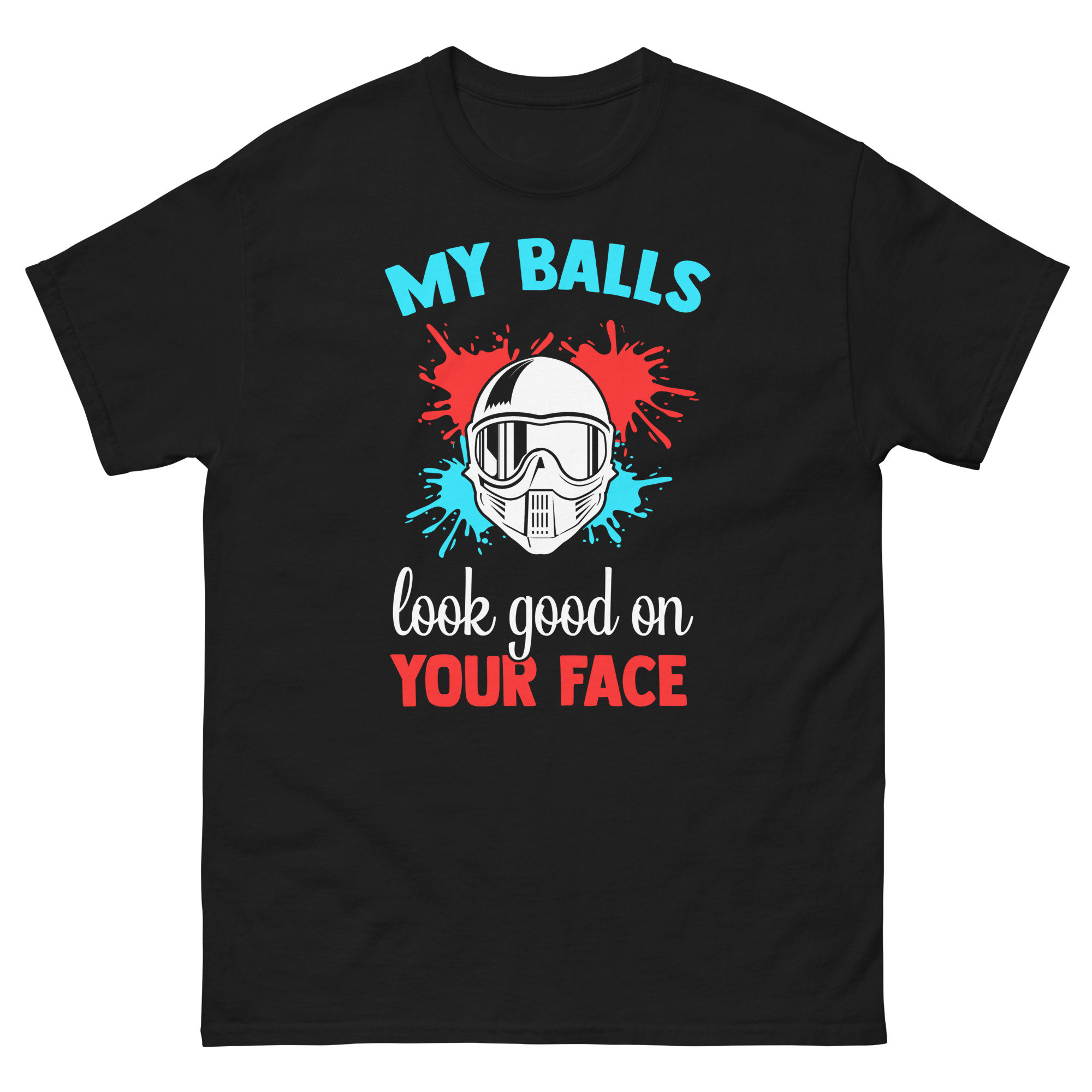 T-shirt Homme Paintball Evolution Of Man, Coton 100%, Nombreux Coloris Et Tailles, Neuf
