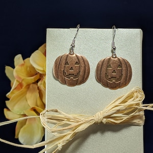 Copper Pumpkins with a Pumpkin face