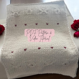 How to make an XOXO chunky knit blanket Tutorial