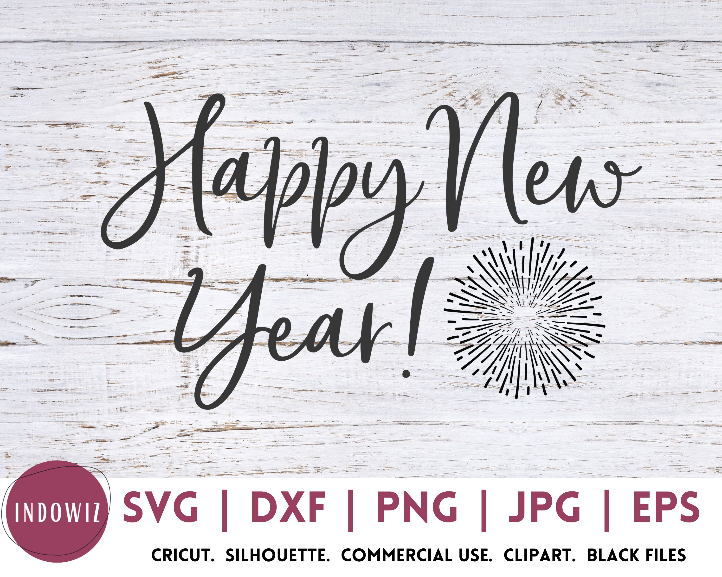 Happy new year svg new years eve svg svg files for cricut | Etsy