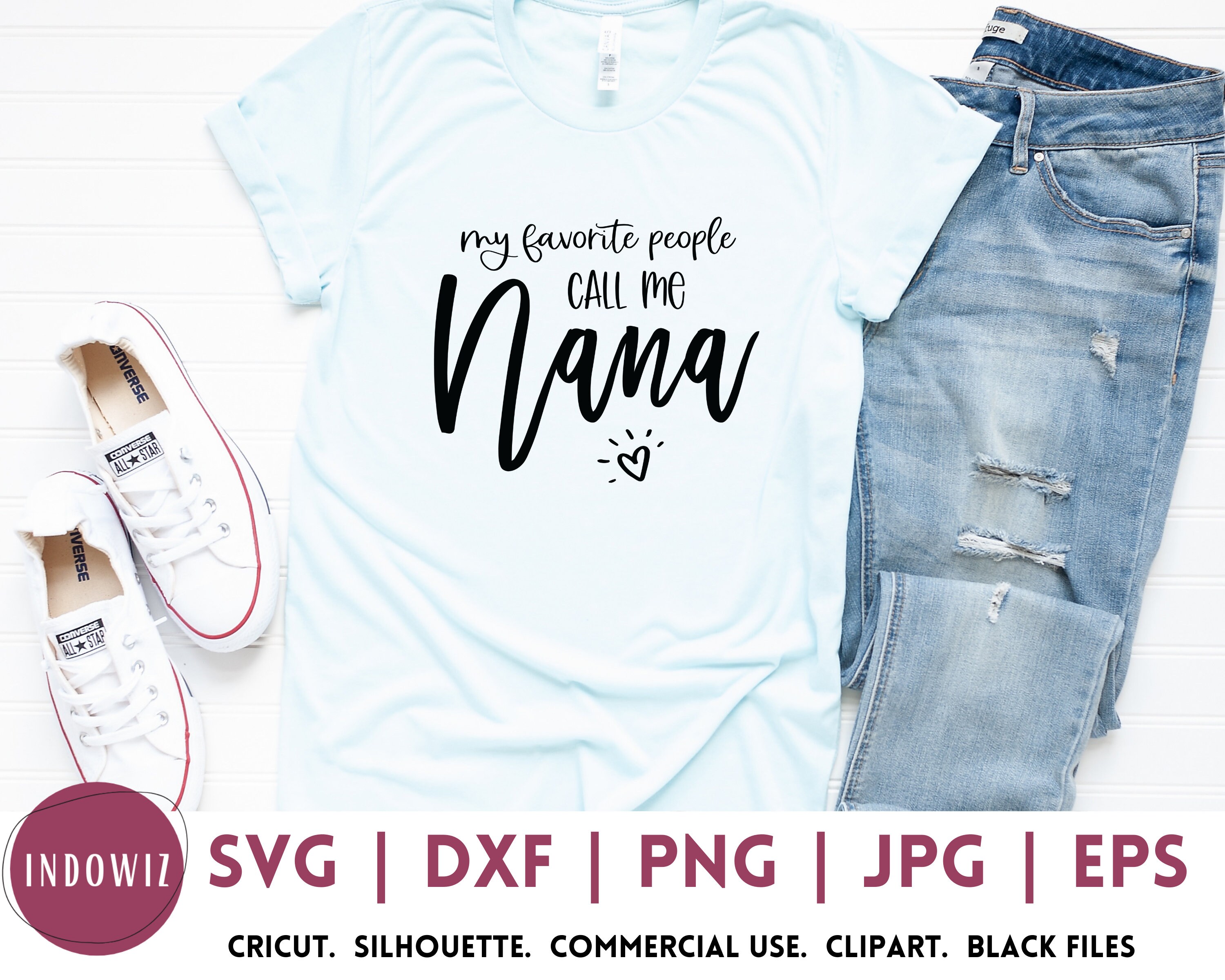My favorite people call me nana svg nana svg nanna svg svg  etsy