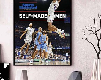 Kansas-Jayhawks 2022 NCAA Champions Sports Illustrated cover Photo Poster