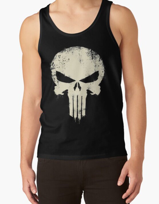 Punisher Tank Skull Tank Top Shirts Super Hero Shirts - Etsy