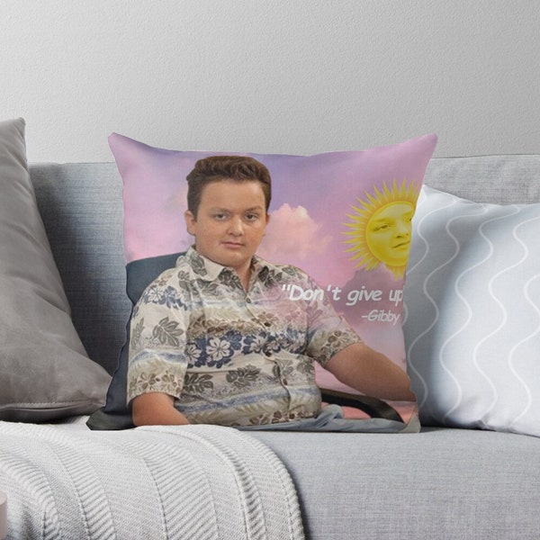 Gibby say Don't give up. Throw Pillow Cases, iCarly Gift Pillow Case