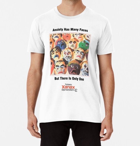 Many Faces Vintage Xanax T-shirt 