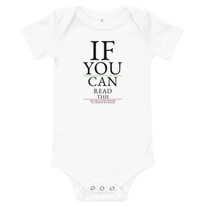 Funny Baby Outfit, Baby Bodysuit, Cute Baby Gift, Baby Shower Gift, Pregnancy Announcement, Cute Baby Gift, Funny Newborn Gift, New Dad Gift image 3