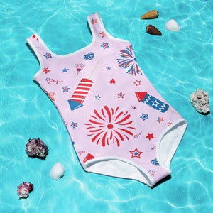 All-Over Print Kids Swimsuit
