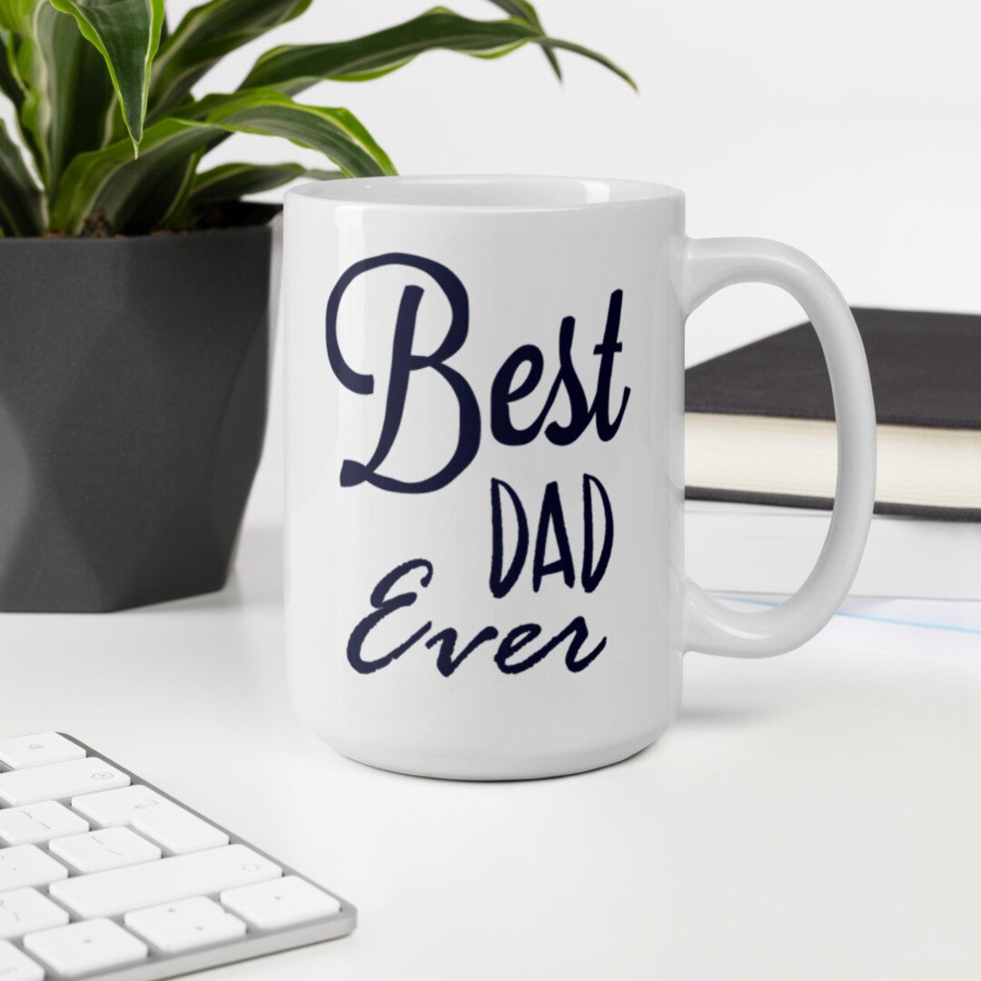 Tasse Für Papa Zum 1. Vatertag – Personalisierter Kaffeebecher Mit Spruch, 325 Ml, Spülmaschinenfest