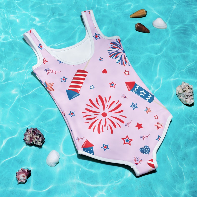 All-Over Print Kids Swimsuit