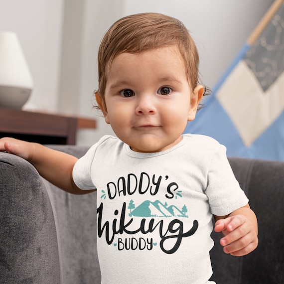 Daddys Hiking Buddy Hiking Onesie outdoor Baby Clothes Mountain Baby Baby Shower Gift Infant Bodysuit Cute Baby Outfit Etsy Canada