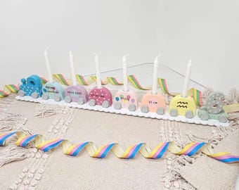 Geburtstagszug | Holz | personalisiert | Geburtstagszug Gravur | Geburtstagszug mit Namen | Holz Zug mit Namen | Geburtstags Zug Holz