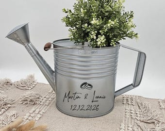 Decorative watering can, wedding gift, personalized watering can, wedding present, decorative watering can, watering can with name, watering can