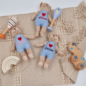 Teddy personalisiert Kuschelbär Teddy mit Namen Bär personalisiert personalisierter Teddybär Teddy Kuscheltier mit Namen imagem 3