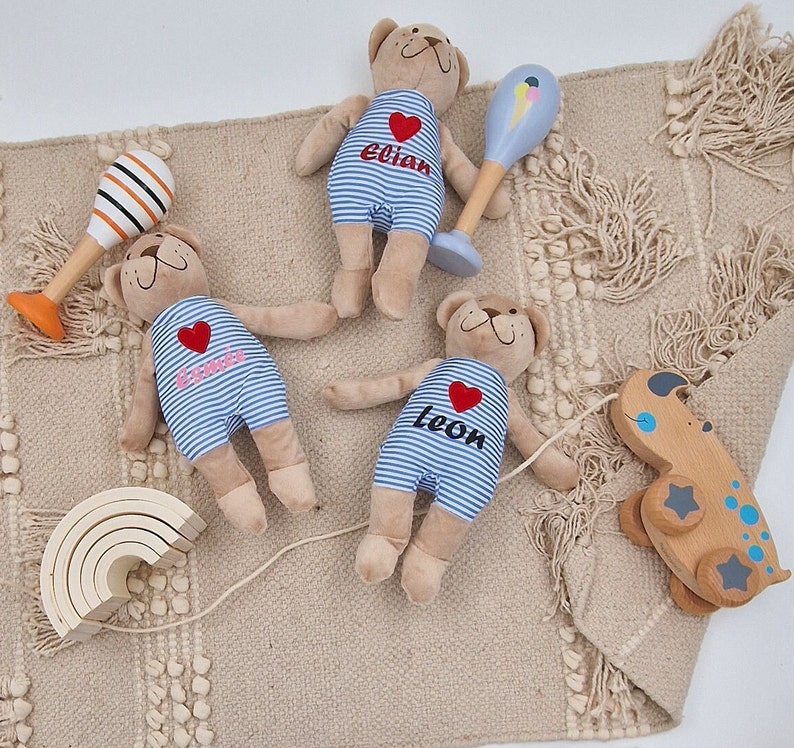 Teddy personalisiert Kuschelbär Teddy mit Namen Bär personalisiert personalisierter Teddybär Teddy Kuscheltier mit Namen imagem 3