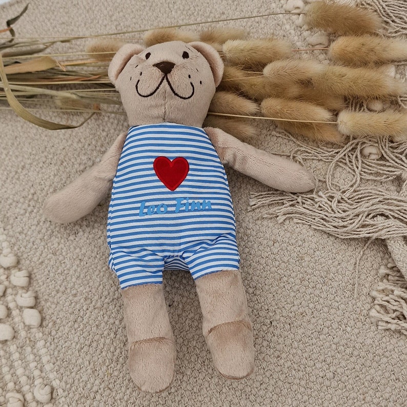 Teddy personalisiert Kuschelbär Teddy mit Namen Bär personalisiert personalisierter Teddybär Teddy Kuscheltier mit Namen imagem 7