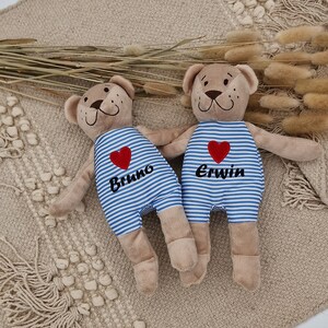 Teddy personalized cuddly bear Teddy with name Bear personalized personalized teddy bear Teddy Cuddly toy with name image 2