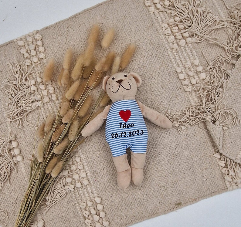 Teddy personalisiert Kuschelbär Teddy mit Namen Bär personalisiert personalisierter Teddybär Teddy Kuscheltier mit Namen Bild 9