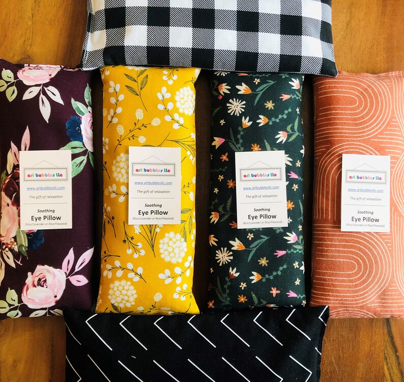 Lavender Heating Pad Hot & Cold Pack Eye Pillow Aromatherapy Etsy