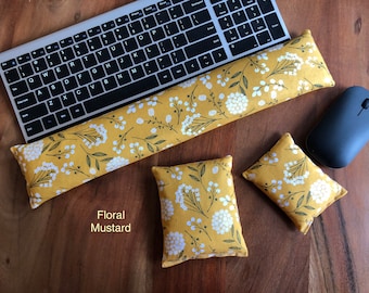 Gift set Keyboard mouse wrist rest ergonomic accessory Mothers Fathers Day coworker teacher new job graduation birthday gift for him her