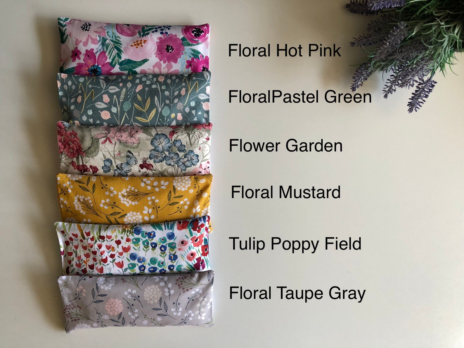 Lavender Heating Pad Hot & Cold Pack Eye Pillow Aromatherapy Etsy