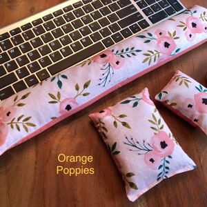 Gift set Keyboard mouse wrist rest ergonomic support Mothers Fathers Day coworker teacher new job graduation birthday gift for him her