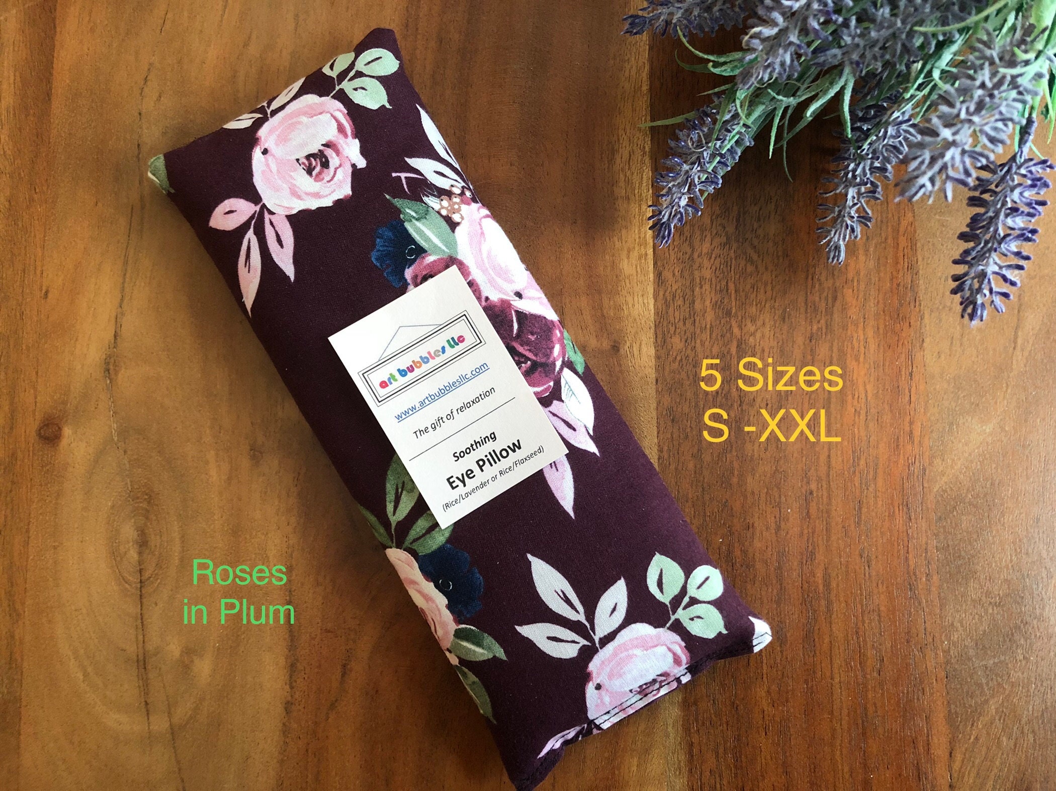 Lavender Heating Pad Hot & Cold Pack Eye Pillow Aromatherapy Etsy