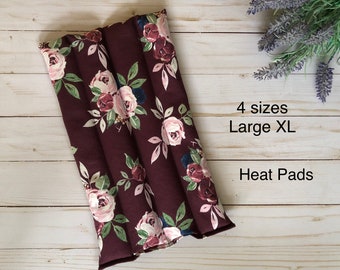 Large XL Heat pads lavender rice aromatherapy meditation self care wellness relaxation sympathy get well Mothers Day Christmas gift for her