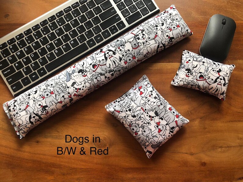 Gift set Keyboard mouse wrist rest ergonomic support Mothers Fathers Day coworker teacher new job graduation birthday gift for him her image 8